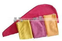 Coloured and Soft Microfiber Hair Wrap Towels thumbnail-1