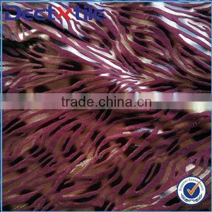Fashion Flock Print Fabrics Dress Fabric Online Hot Selling thumbnail-1