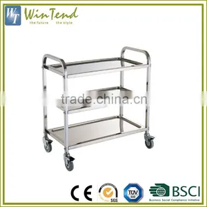 Hospital Cleaning 3-Tier Stainless Steel Dressing Medical Trolley Quality Choice thumbnail-3