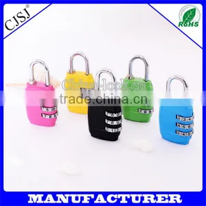2015 Wholesale Price Factory Direct Zinc Alloy Combination Locks Travel Suitcase Padlocks thumbnail-1