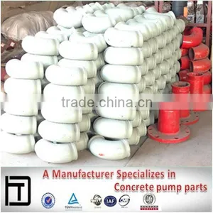 Wear-resisting Steel Pipe Elbow DN125*R275*45D,China Concrete Pump Parts thumbnail-1