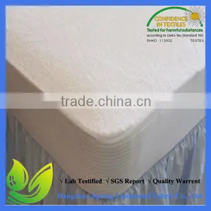 80% Cotton 20% Polyester Waterproof Terry Cloth Mattress Protector thumbnail-1
