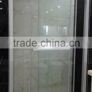 Dubai Best Selling Aluminum Profile Double Sliding Shower Door D16 thumbnail-3