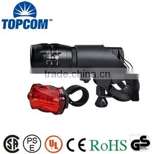 1000lm Aluminum Bike Front Light Zoomable Bike High Power Light thumbnail-1