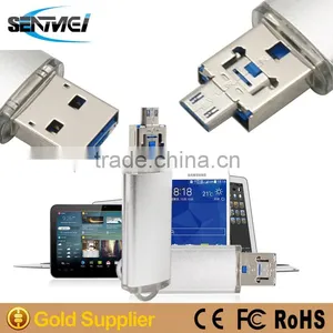 High Speed Unique USB3.0 Flash Drives With OTG 3.0 thumbnail-1