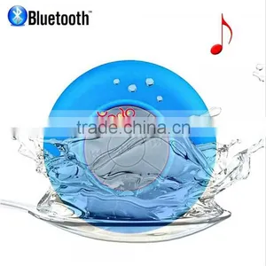 Waterproof Mini Bluetooth Speaker With Suction Cup Rose Red thumbnail-4