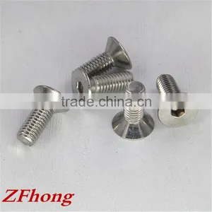 m2 - M12 Din7991 304 Stainless Steel Hex Countersunk Flat Screw thumbnail-2
