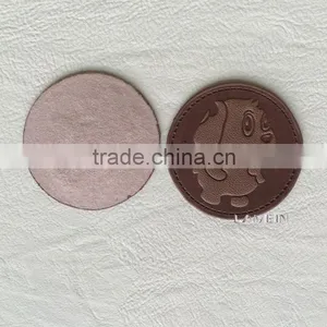Custom Cartoon Decorative Leather Label Tag for Children's Winter Clothes thumbnail-2