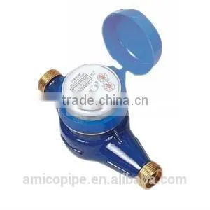 Rotary Vane Wheel Brass Dry Type Multi Jet Water Meter thumbnail-1