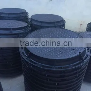 EN124 Black Color Ductile Iron Manhole Cover thumbnail-4
