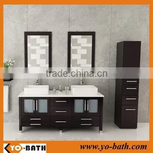 60 Inch Allen Roth Bathroom Cabinets, Whole Sale Bathroom Vanity, Double Vessel Sink Bathroom Vanity thumbnail-1