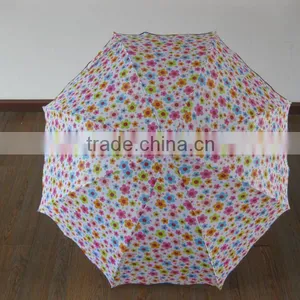 Top Quality Colorful Beautiful Lady's Stick Umbrella, Automatic Straight Umbrella thumbnail-4