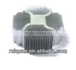 Lightweight Aluminum Square or Retanular Fan Heatsink Combination thumbnail-1