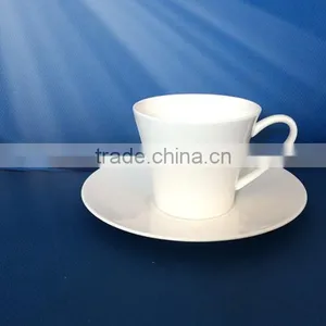 230cc Coffee Bone China Cup&Saucer Set Porcelain Ware thumbnail-1