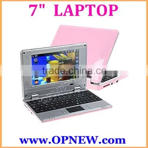 7" Dual Core Cheap LAPTOP Computer Netbook Notebook PC With Android 4.4 WM8880 Dual Core Cpu HDM Camera OPNEW 6 Colors in STOCK thumbnail-1