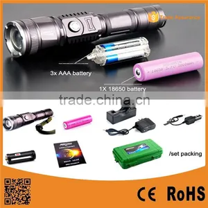 POPPAS 6611 Best Price Original C-REE XML T6 Power Bank Led Flashlight thumbnail-1