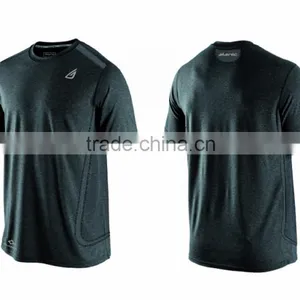 Mens Dryfit Panel Short Sleeve Running Tee Multiply Colors thumbnail-2