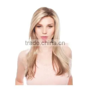 Yaki Straight Hair Extension Blond Color Indian Human Hair thumbnail-2