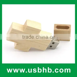 OEM Wooden USB 2.0,Customized Gift Wood USB Flash Drive With Laser Engraving Logo thumbnail-1