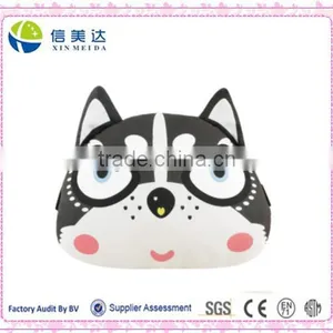 Husky Cartoon Headrest Neck Pillow Lovely Car Pillow thumbnail-1