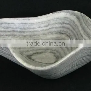 Sunny Grey Marble Fancy Fruit Bowl thumbnail-1