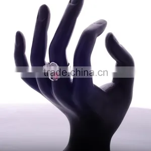 >>>2016 YIWU T&J Women Fashion Korean Style Rings Silver Plated Flower Rhinestone Crystal Rings for Lady/ thumbnail-6