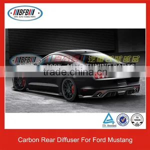 Car Bumper Diffusers Carbon Rear Diffusers For Ford Mustang 2015 thumbnail-3