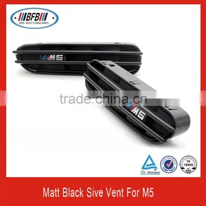 For BMW 5 Series E60 E61 M5 Side Fender ABS Matte Black Side Grills Side Vent thumbnail-1