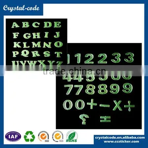 26 Letters Various Shapes Noctilucent Glow in the Dark Sticker Quality Choice thumbnail-5