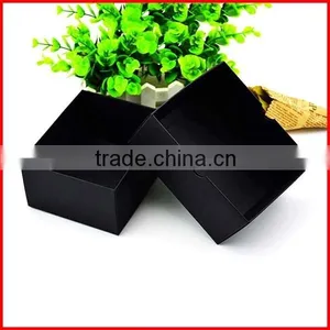 Printing Logo Custom Black Paper Hat Box Packing Wholesale thumbnail-1