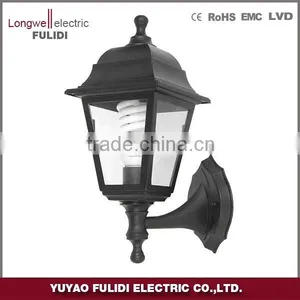 P401 Outdoor Plastic Wall Light/cheap and Classical Garden Lantern Post Lamp thumbnail-1