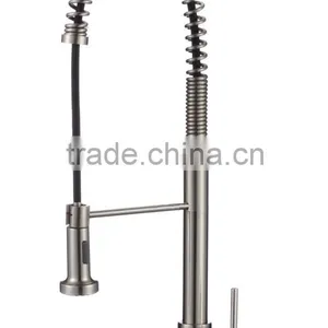 Brushed Nickel Commercial Style Pre Rinse Kitchen Faucet 8638-BN thumbnail-1