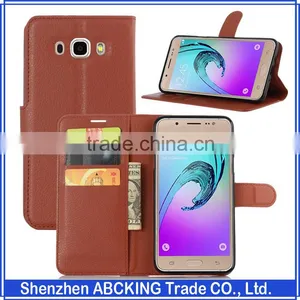 Luxury Flip Leather Cover For Samsung J7 2016 J7108 Wallet Bag Case For J5 2016 J5108 thumbnail-1