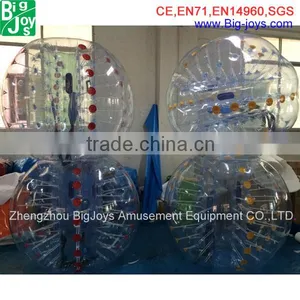 New Popular Sport Bumper Ball Rental, Inflatable Belly Bumper Ball Price, Plastic Human Sized Hamster Ball Zorbing for Sale thumbnail-2