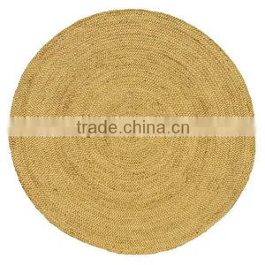 Round Sisal Rugs Hand Knotted Sisal Area Rug thumbnail-4