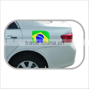 Brazil Car Fuel Tank Cover Flag for 2014 World Cup thumbnail-1