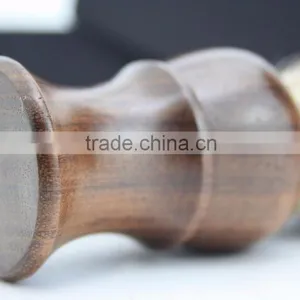 BRAND NEW - 100% PURE BADGER HAIR SHAVING BRUSH - Rose Wood Wooden Brush thumbnail-3