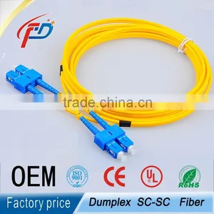 Single Mode Duplex Sc-sc Fiber Optic Cable Connector thumbnail-1
