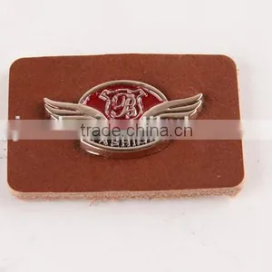 Custom Made Metal PU Leather Labels and Tags for Jeans thumbnail-6
