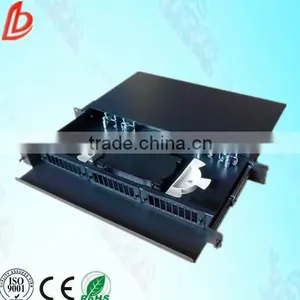 24 Ports FTTH Drawer Style Optical Fiber Patch Panel thumbnail-1