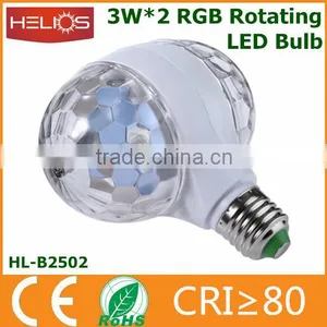 360 Degree Double Side 6w Rgb Rotating Stage Light Led thumbnail-3