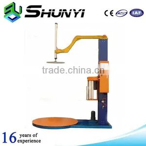 Wrapping Machine Type Motorized Top Platen Pallet Wrapping Machine thumbnail-3