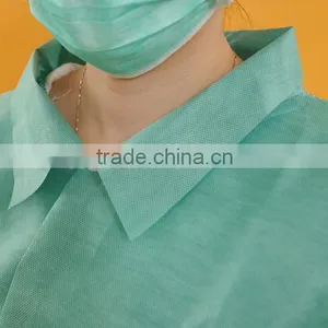 SMS Olive Green With Pocker Medical Surgical Lab Coat thumbnail-6