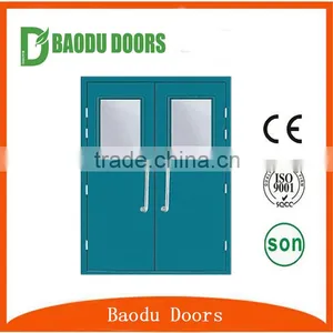 2016 New Style Cheap Security Exterior Steel Door Commercial Double Steel Doors thumbnail-6