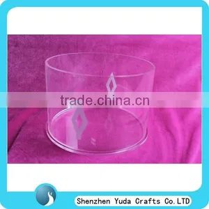 PMMA Customized Acrylic Tube, Laser Engraving Plexiglass Tube Clear Acrylic Pipes thumbnail-1