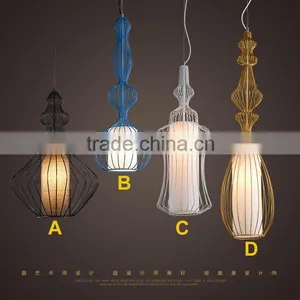 Fancy Different Shape Pendant, Industrial Iron Stone Colorful Chandelier, Modern Fantastic Minimalism Decoration Hanging Lamp thumbnail-1