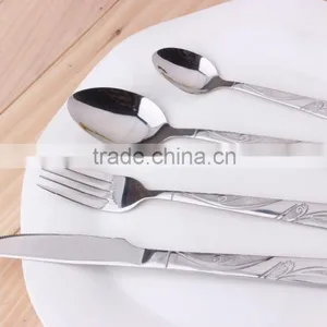 Embossed Stainless Steel Cutlery Set(KX-S150) thumbnail-2