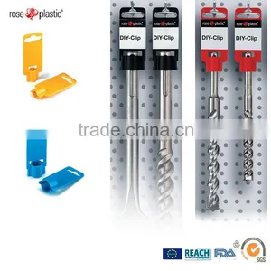 Stock Available PP Plastic Clips for Mansory Drills or Drilling Bits Packaging SDS Clip thumbnail-5