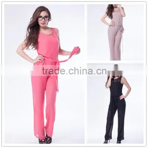 Professional Printed Fashion Lady Daily Wear One Piece Lace Jumpsuit thumbnail-1
