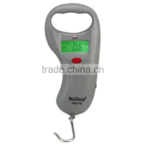 High Quality Portable Mini Digital Hanging Luggage Scale Weighing Hand Scale 45kg/10g thumbnail-1